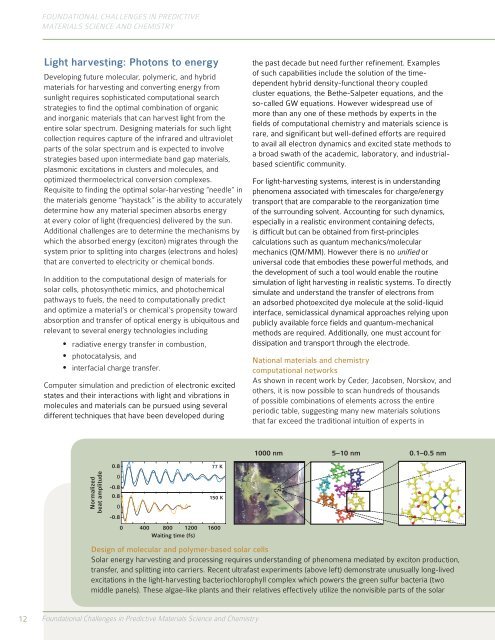 Computational Materials Science and Chemistry ... - Office of Science