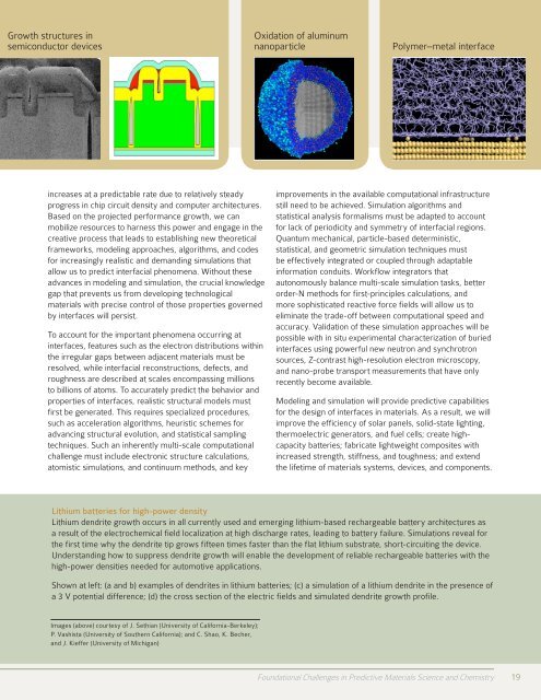 Computational Materials Science and Chemistry ... - Office of Science