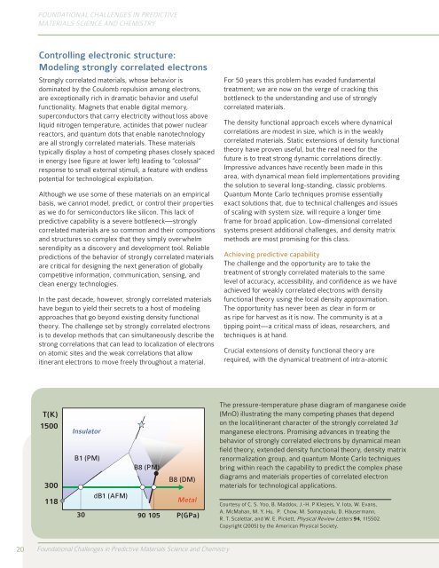 Computational Materials Science and Chemistry ... - Office of Science