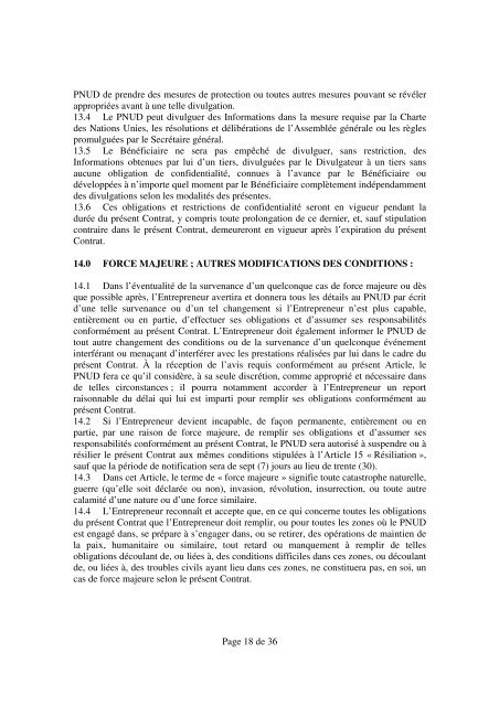 Page 1 de 36 Invitation Ã  soumissionner RÃ©f ... - mediacongo.net