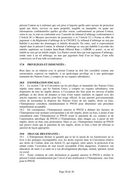 Page 1 de 36 Invitation Ã  soumissionner RÃ©f ... - mediacongo.net