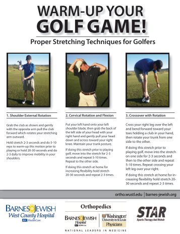 Warm-up Your Golf Game! Proper Stretching Techniques for Golfers