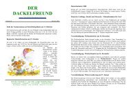 Der Dackelfreund - Nr. 4/2007 - Teckelklub Wiesbaden/ Mainz