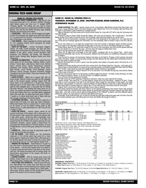 12 -NC State game notes-ROB.qxp - University of Miami Athletics
