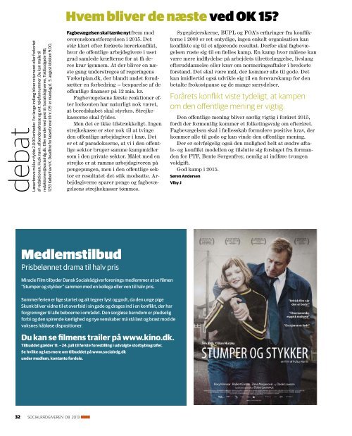 SocialrÃ¥dgiveren nr. 8, 13. juni 2013 - Dansk SocialrÃ¥dgiverforening