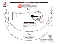 Faceguard Drilling Template - Schutt Sports