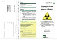 Strahlenschutzkurse im Weiterbildungszentrum Westpfalz-Klinikum eV