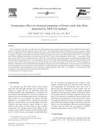 Temperature effect on structural properties of boron oxide thin films ...