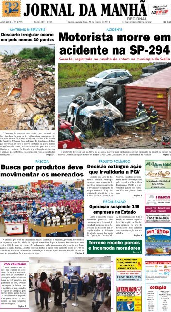 03/13 - Jornal da ManhÃ£