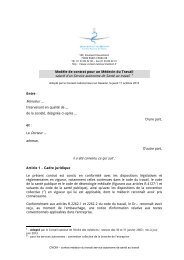 ModÃ¨le de contrat pour un mÃ©decin du travail salariÃ© d'un service ...