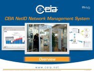 NetID Reports - CEIA S.p.A.