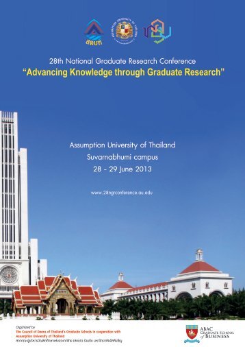 National Graduate Research Conference - Assumption University of ...