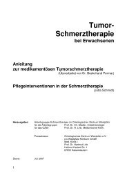 Tumor- Schmerztherapie bei Erwachsenen - Westpfalz-Klinikum ...