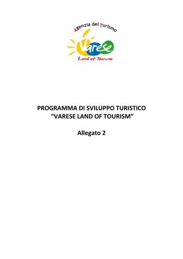 VARESE LAND OF TOURISM - Agenzia Regionale Centrale Acquisti
