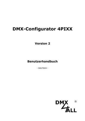 DMX-Configurator 4PIXX - DMX4ALL GmbH