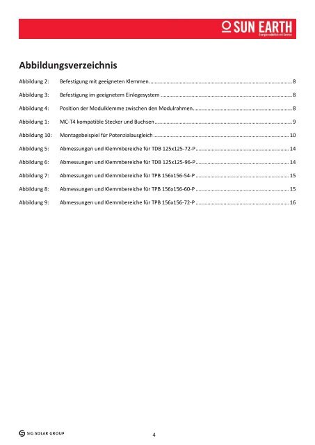 Modul-Montageanleitung Sun Earth by SiG Solar (1,08 MBytes)