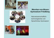 vierzehn - Wernher-von-Braun-Gymnasium Friedberg