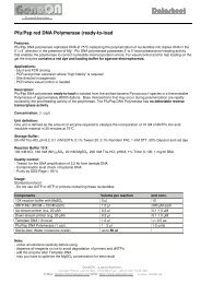 Pfu/Psp red (RTL) DNA Polymerase - GeneON