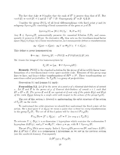 GEOMETRIC APPROACH TO GOURSAT FLAGS * Richard ...