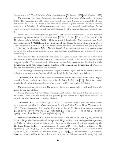 GEOMETRIC APPROACH TO GOURSAT FLAGS * Richard ...