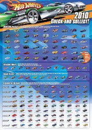 Treasure Hunts Track StarsÂ® 9 Series of 10 Cars 2010 ... - Hot Wheels