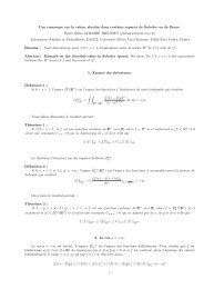 Une remarque sur la valeur absolue dans certains espaces de ...