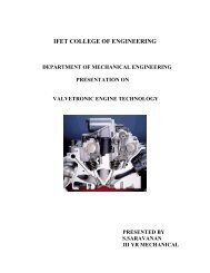 valvetronic engine technology - IFET College of Engineering