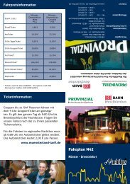 Fahrplan N42 - DB Bahn Westfalenbus