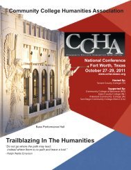 Trailblazing In The Humanities - Community College Humanities ...