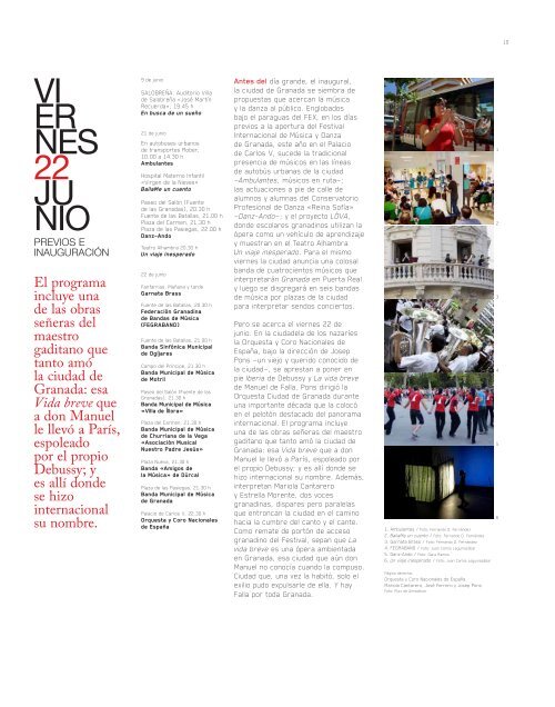 Vida breve - Festival Internacional de MÃºsica y Danza de Granada