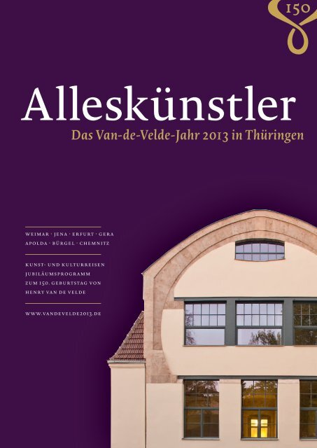 Das Van-de-Velde-Jahr 2013 in Thüringen - Klassik Stiftung Weimar