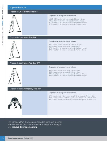 Vinten Camera Support Brochure