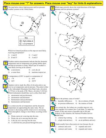 Weather - New York State Regents Earth Science