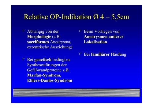 Endoleaks Typ I - Westpfalz-Klinikum GmbH