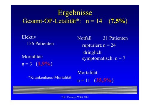 Endoleaks Typ I - Westpfalz-Klinikum GmbH