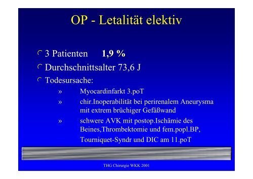 Endoleaks Typ I - Westpfalz-Klinikum GmbH