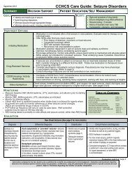 CCHCS Care Guide: Seizure Disorders - California Correctional ...