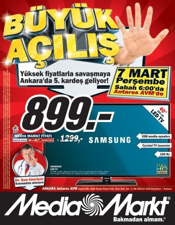 YÃ¼ksek fiyatlarla savaÅmaya Ankara'da 5. kardeÅ ... - Media Markt