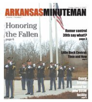 Honoring - Arkansas National Guard