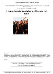 Il commissario Montalbano - Il senso del tatto - Close-Up.it