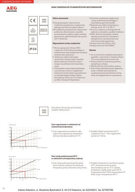 AEG - Katalog techniki grzewczej - Interex Katowice