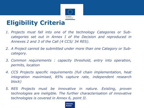Overview of NER300 second Call for Proposals Beatrice Coda - EGEC