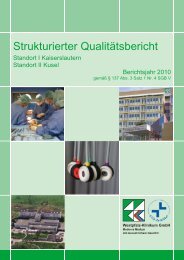 QB für das Jahr 2010 für die Standorte - Westpfalz-Klinikum GmbH