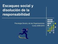 Escaqueo social y disoluciÃ³n de la responsabilidad