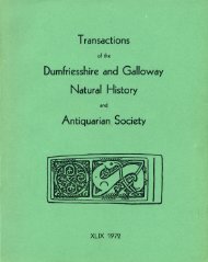 Vol 49 - Dumfriesshire & Galloway Natural History and Antiquarian ...