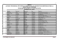 LISTADO DE ADMITIDOS ANEXO I - Ayuntamiento de AndÃºjar