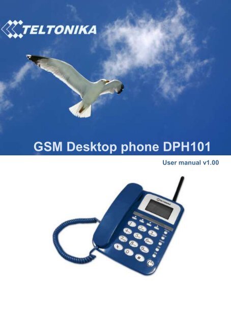 GSM Desktop phone DPH101 - Teltonika