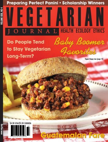 Vegetarian Journal - Issue 4 2010 - The Vegetarian Resource Group