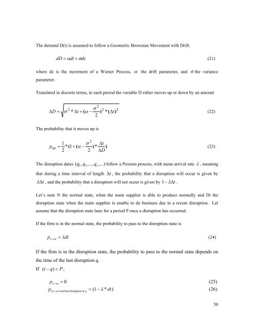 Managing Risks of Supply-Chain Disruptions: Dual ... - CiteSeerX