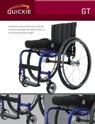GT Product Brochure - Quickie-Wheelchairs.com